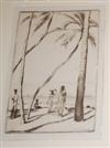 EMIL ORLIK Two etchings.